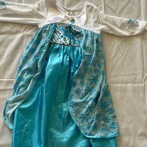 Snow Princess Dress Adventure Costume Fancy Long Sleeve Girls Kids